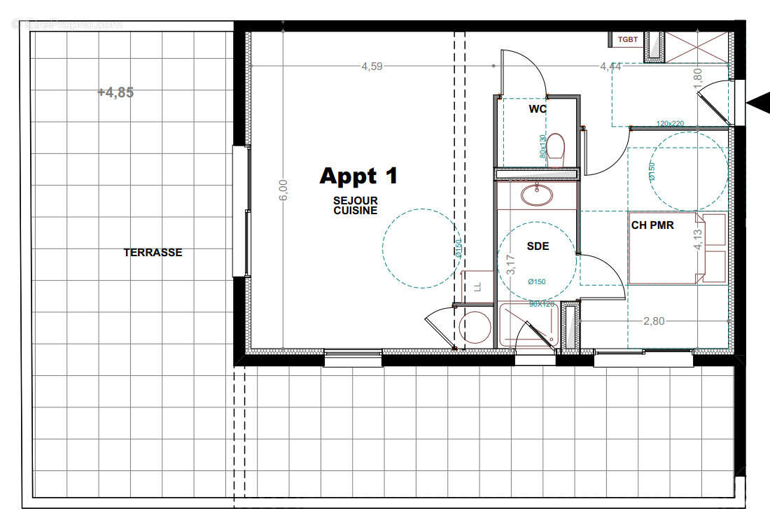 Appartement à PALAVAS-LES-FLOTS