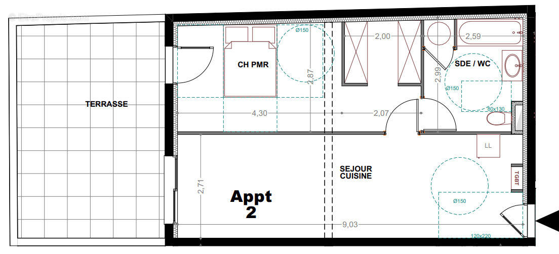 Appartement à PALAVAS-LES-FLOTS