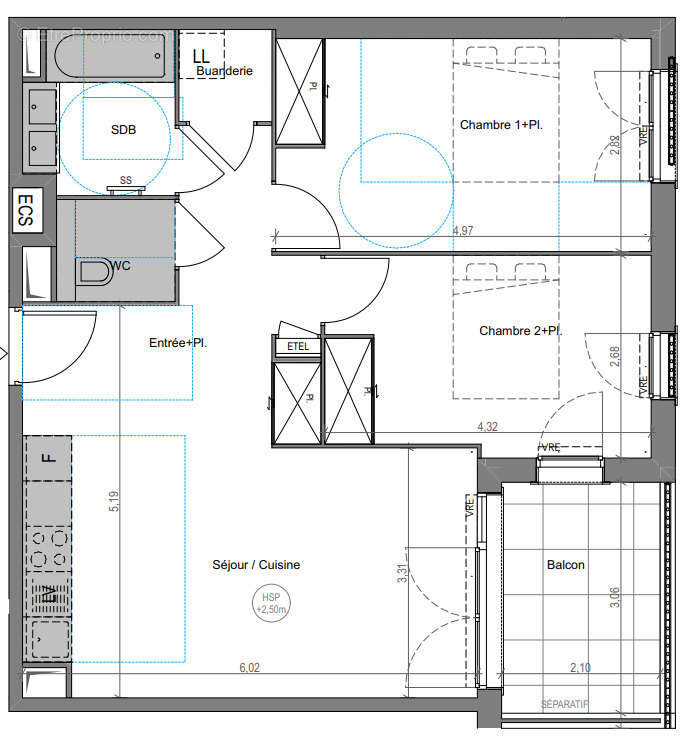 Appartement à COGOLIN