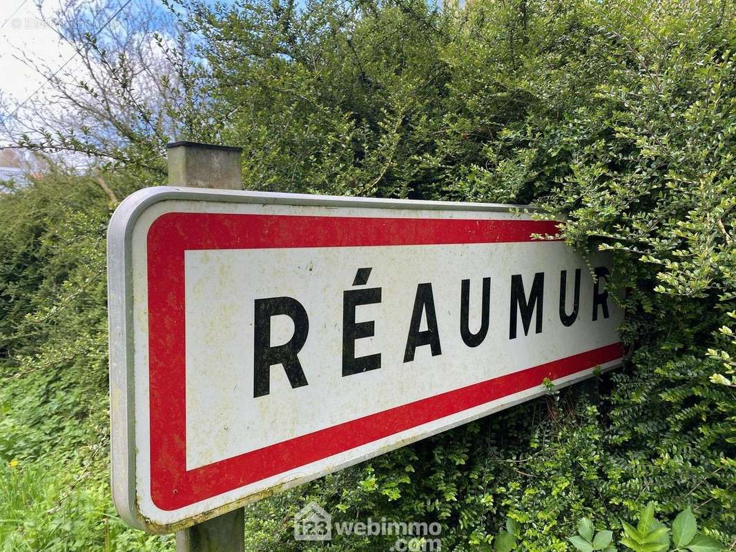 Située sur la commune de Réaumur, - Terrain à REAUMUR