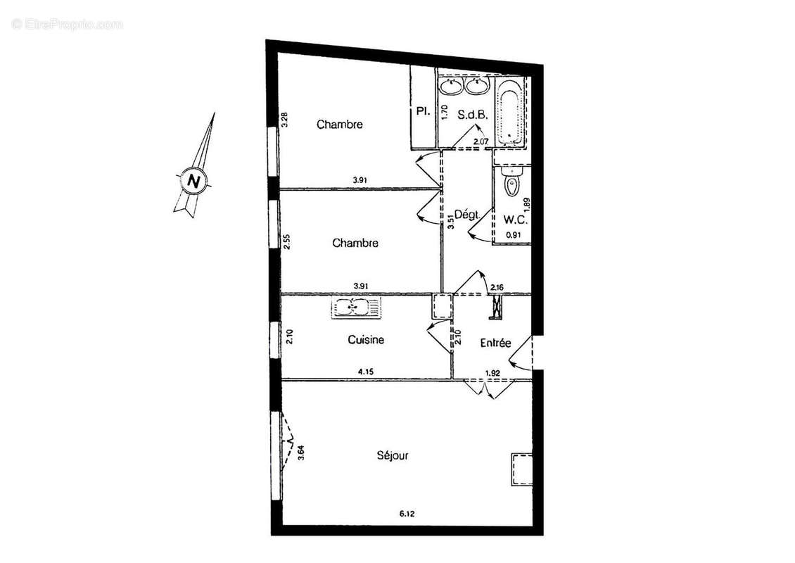 Appartement à COURBEVOIE