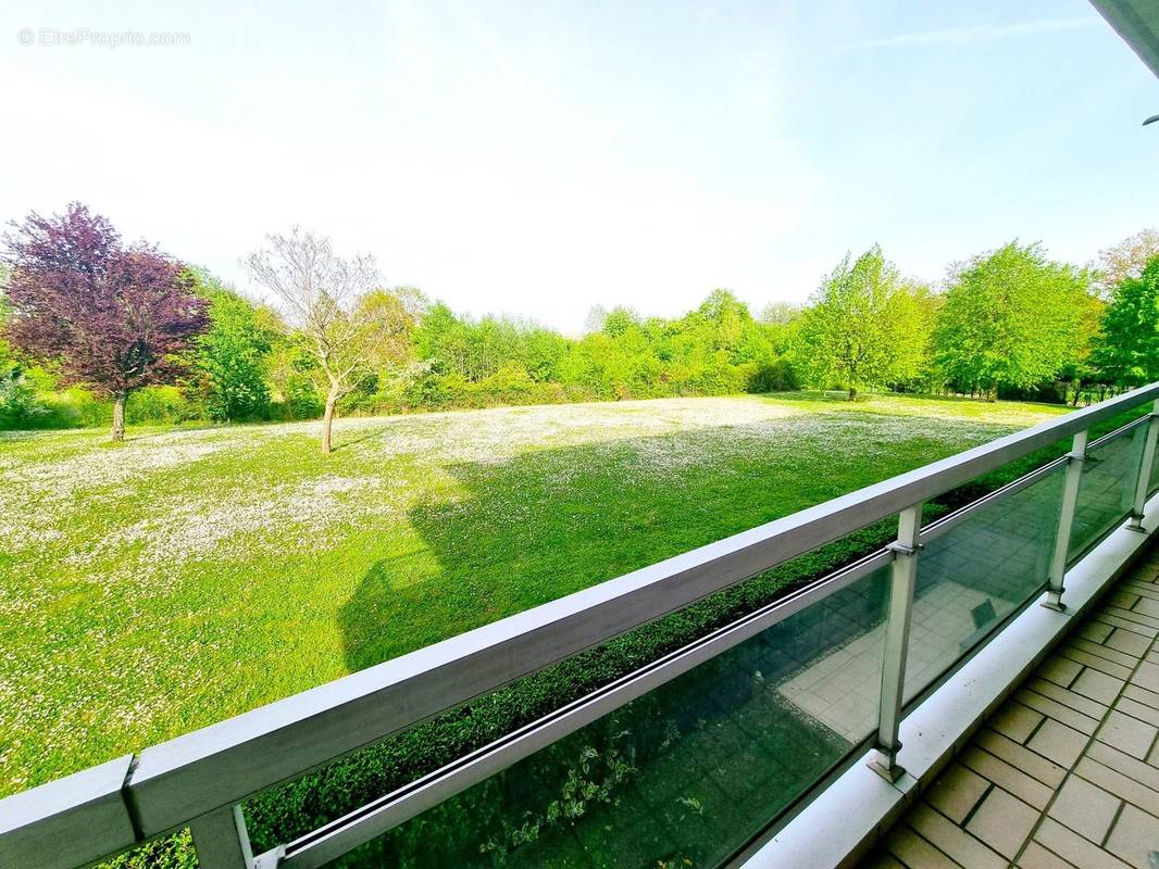 Vue de la terrasse - Appartement à METZ