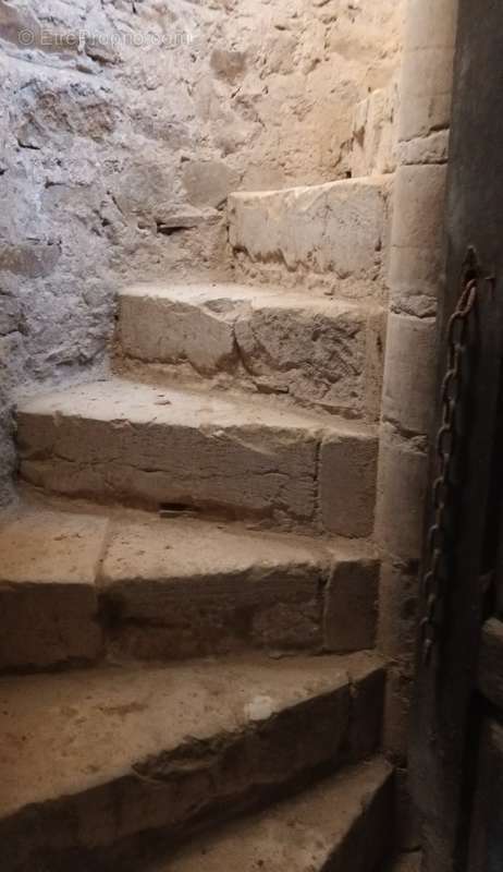 L&#039;escalier en haut de la tour, pour aller dans la pièce de garde. - Autre à SAINT-SAUVEUR-LE-VICOMTE