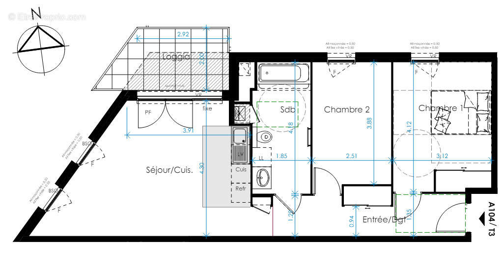 Appartement à CALUIRE-ET-CUIRE