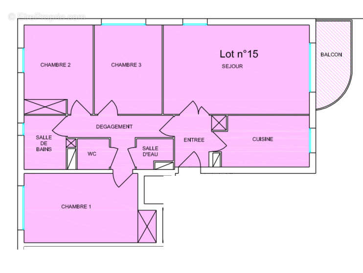 Appartement a louer chatenay-malabry - 4 pièce(s) - 78 m2 - Surfyn