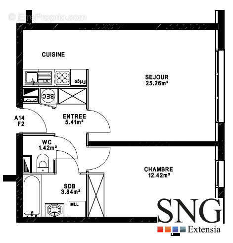 Appartement à CAUDEBEC-LES-ELBEUF