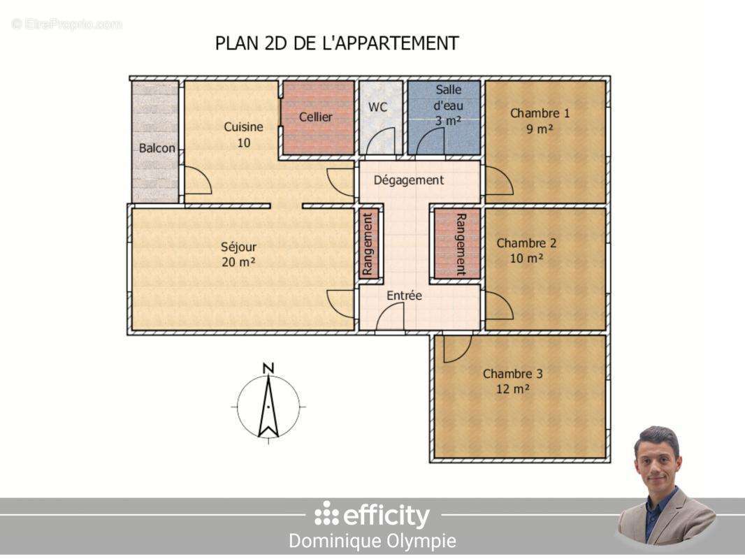 Appartement à ALLONNES