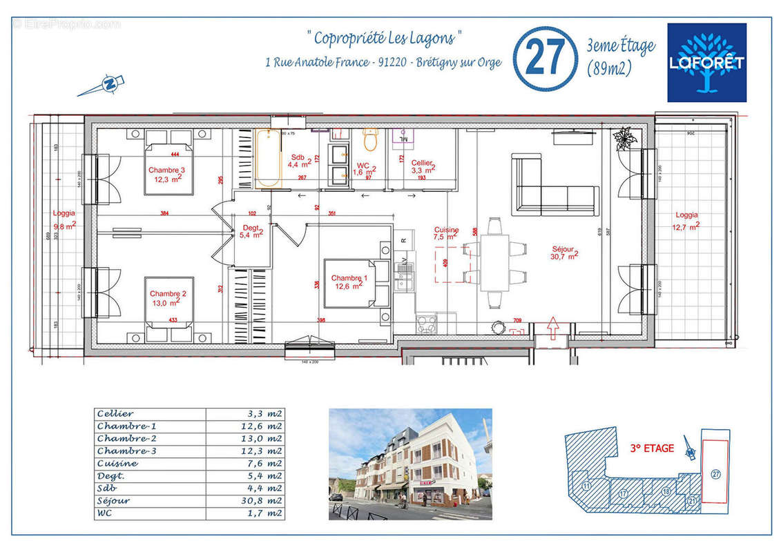 Appartement à BRETIGNY-SUR-ORGE