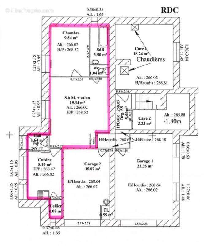 Appartement à CHARBONNIERES-LES-BAINS