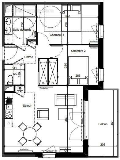 Appartement à LE HAILLAN