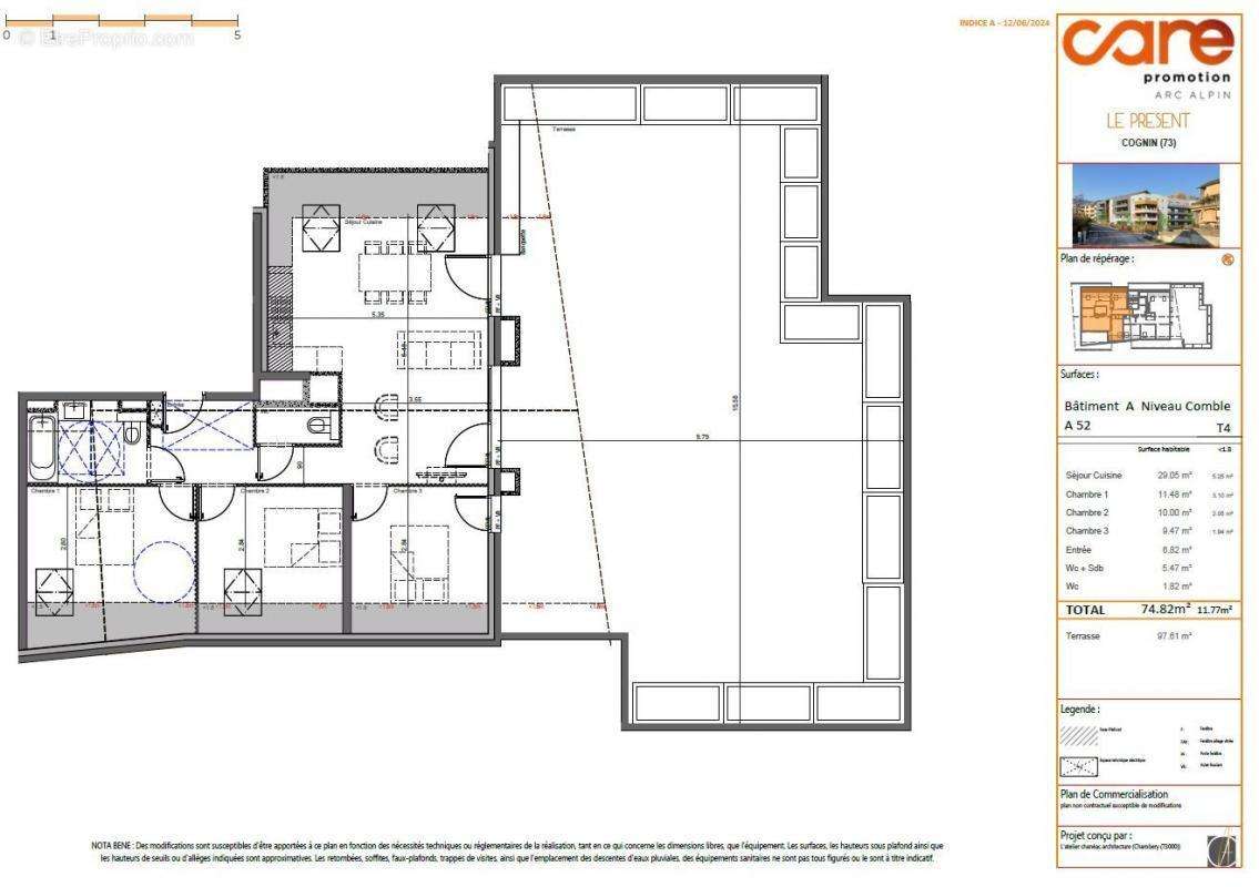 Appartement à COGNIN