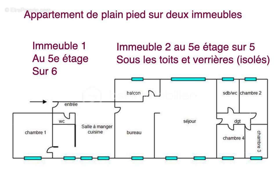 Appartement à PARIS-19E