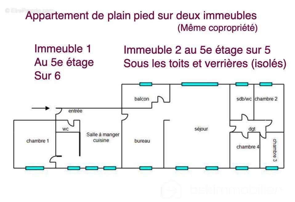 Appartement à PARIS-19E