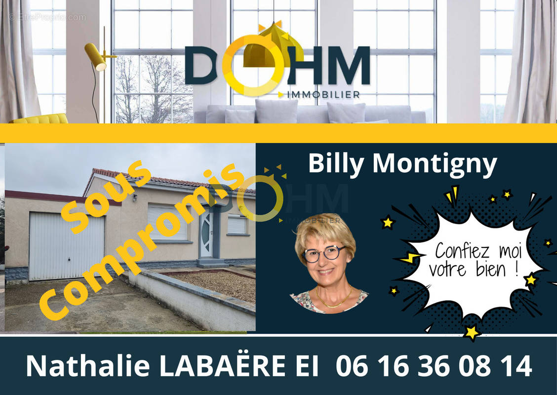 Maison à BILLY-MONTIGNY