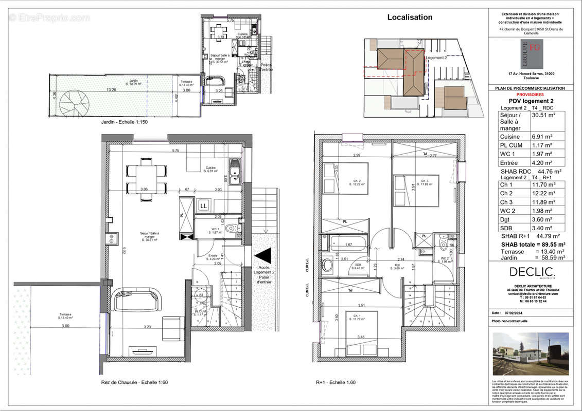 Appartement à SAINT-ORENS-DE-GAMEVILLE