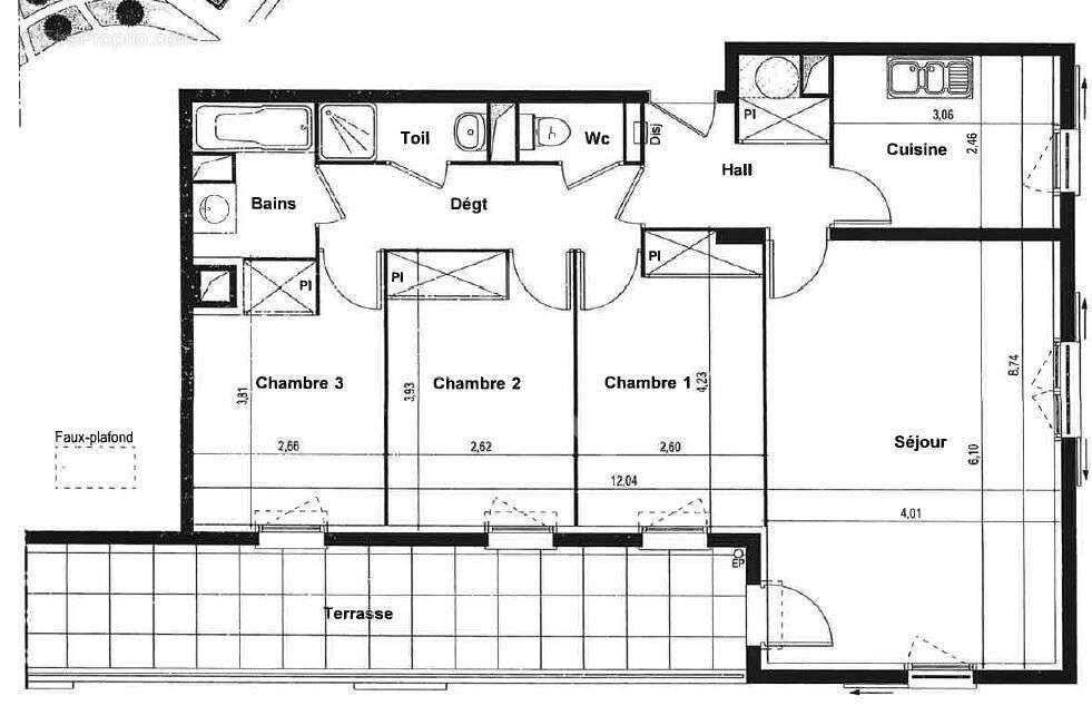 Appartement à TOURNEFEUILLE