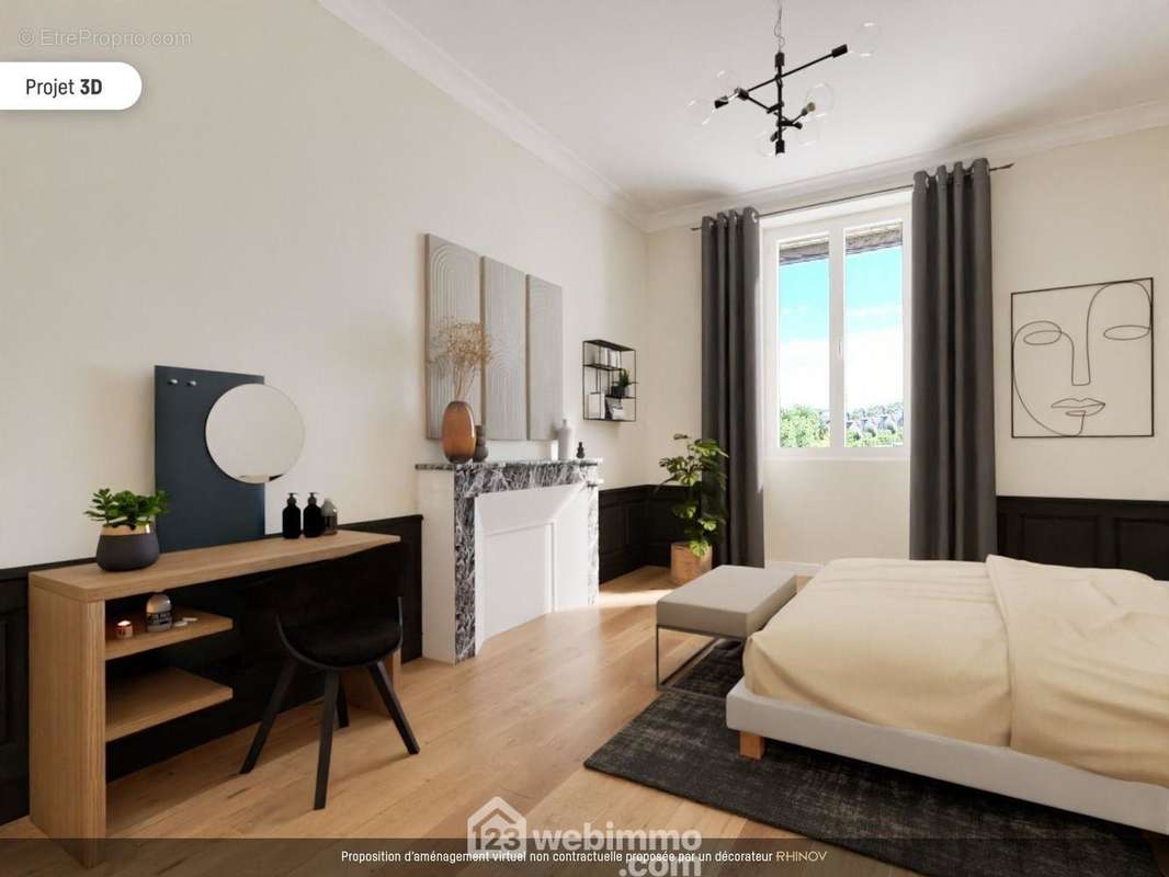 (Proposition virtuelle 3D d&#039;aménagement) - Appartement à POITIERS