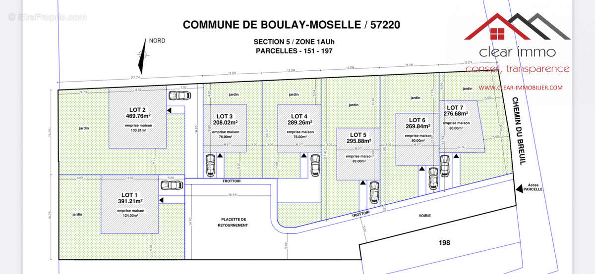 Terrain à BOULAY-MOSELLE