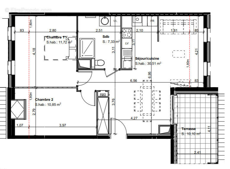 Appartement à WINTZENHEIM