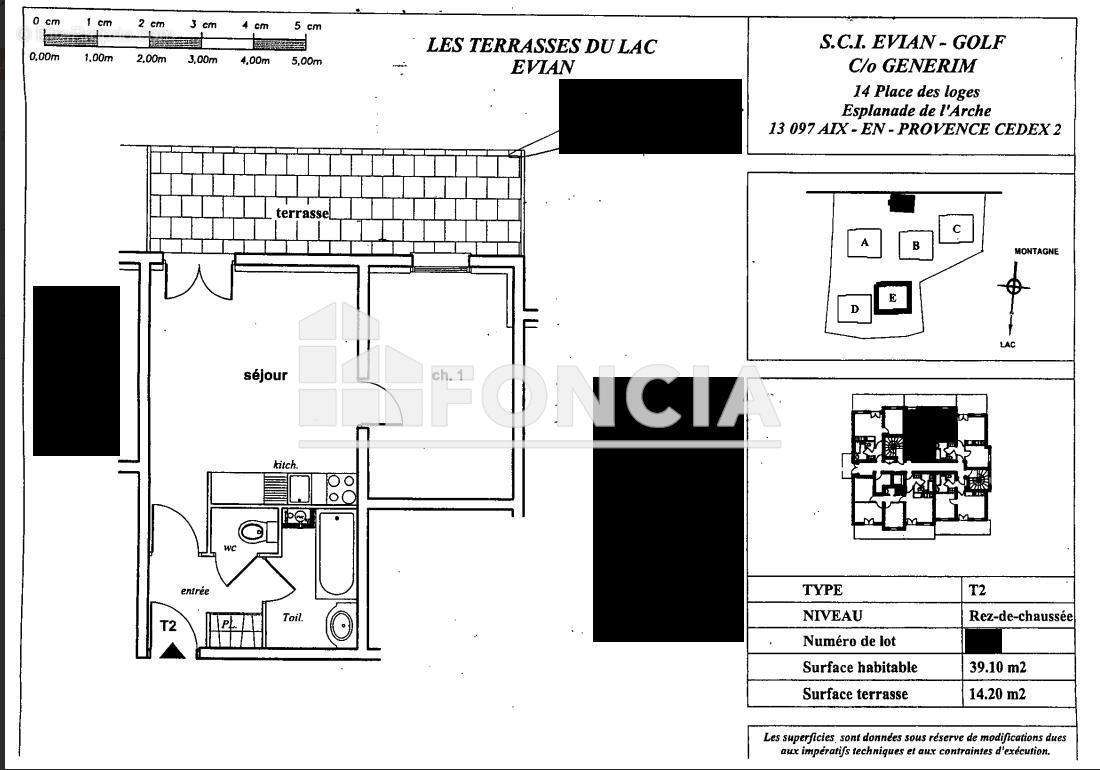 Appartement à EVIAN-LES-BAINS