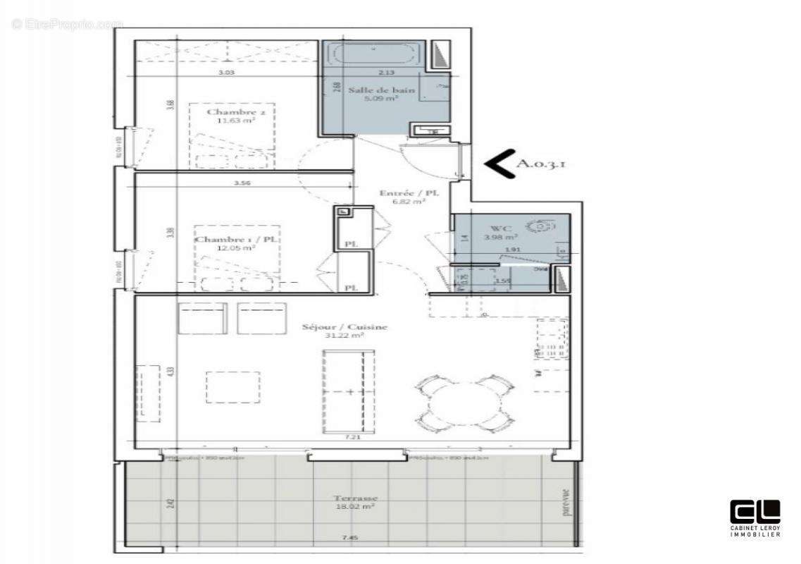 Appartement à SAINT-DIDIER-AU-MONT-D&#039;OR