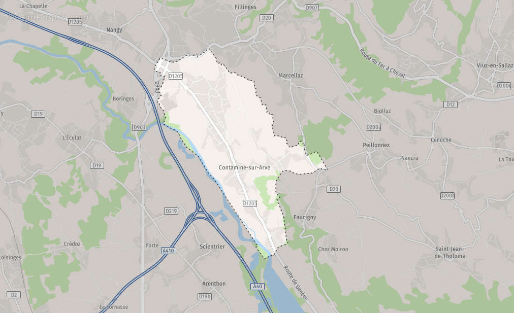 Terrain à CONTAMINE-SUR-ARVE