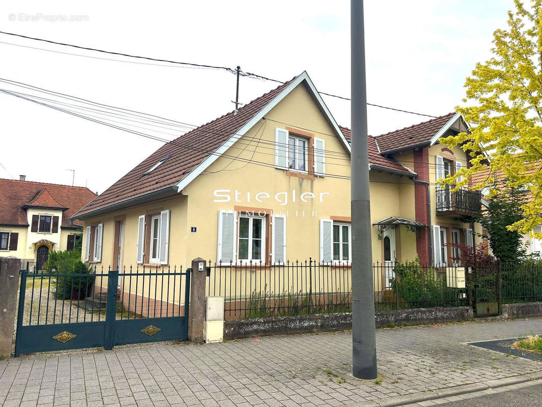 Vue exterieure - Maison à ILLKIRCH-GRAFFENSTADEN