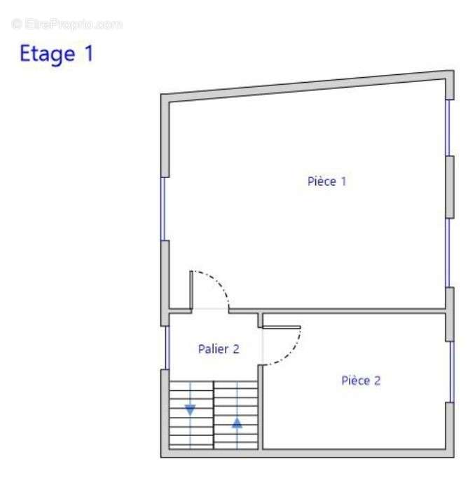 Le plan du 1er étage. - Autre à SAINT-SAUVEUR-LE-VICOMTE