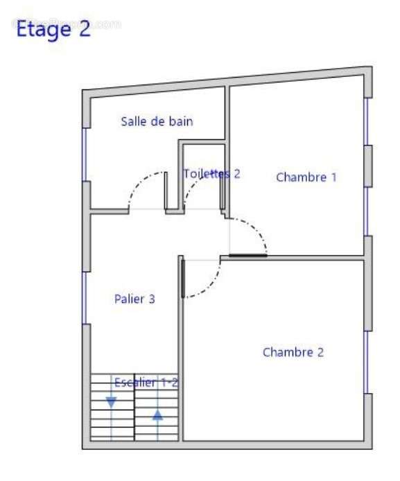 Le plan du 2ème étage.  - Autre à SAINT-SAUVEUR-LE-VICOMTE