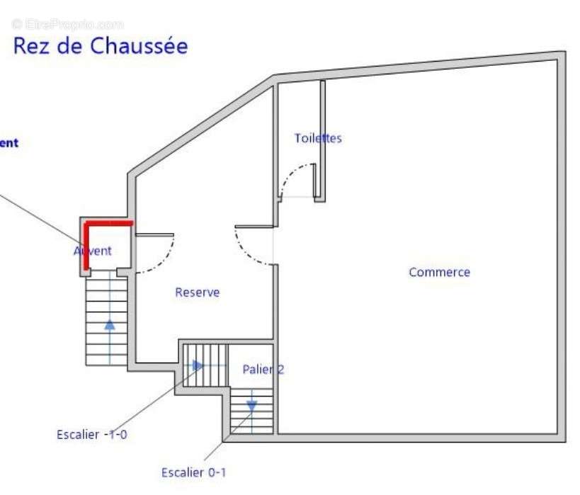 Le plan du rez-de-chaussée.  - Autre à SAINT-SAUVEUR-LE-VICOMTE