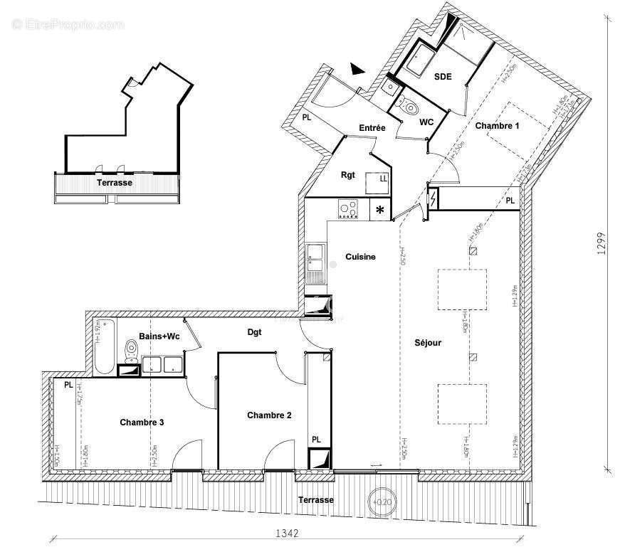 Appartement à L&#039;UNION