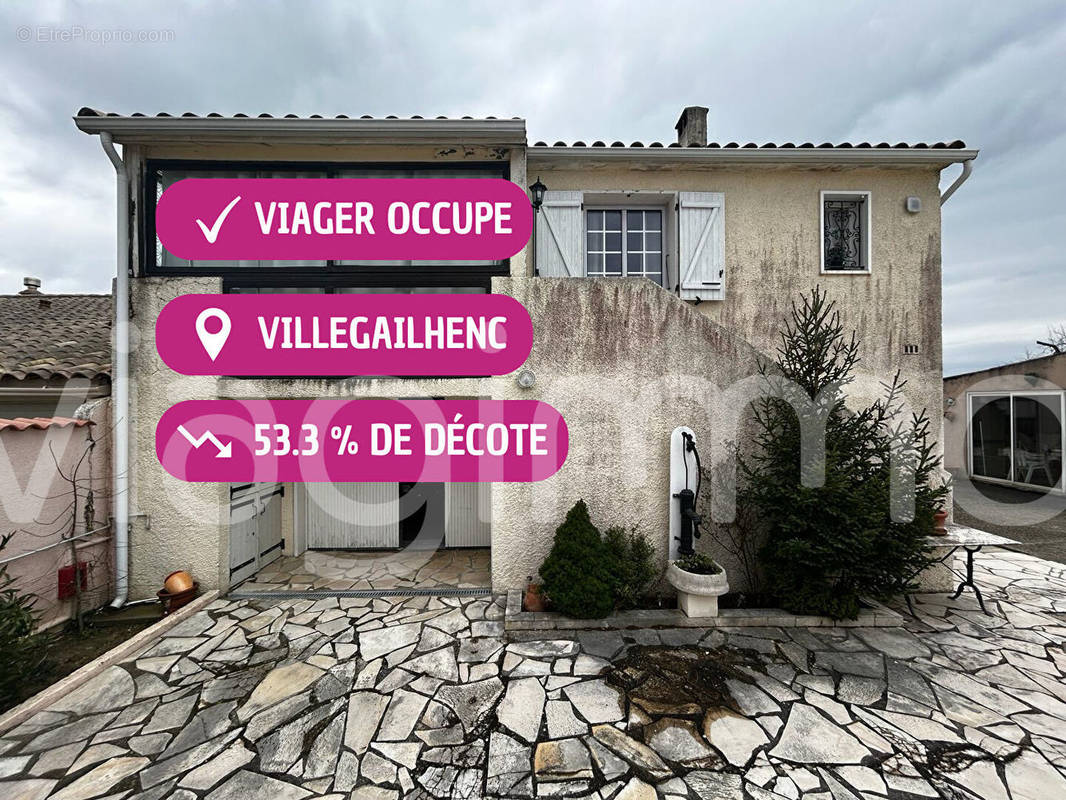 Maison à VILLEGAILHENC