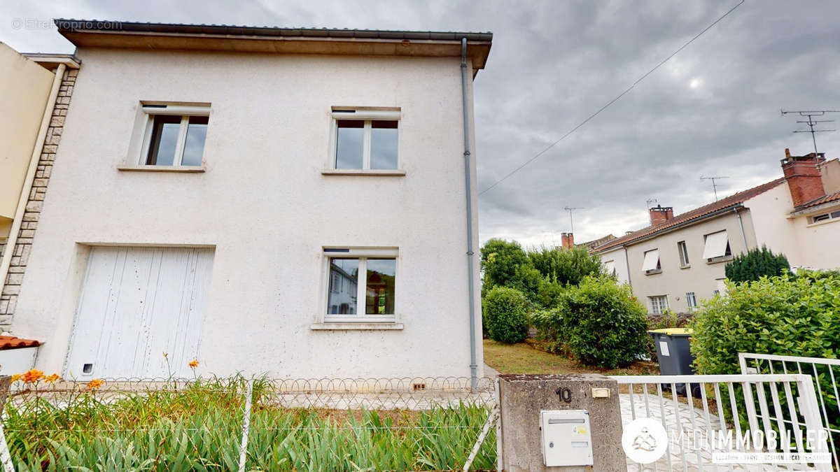 Façade côté rue - Maison à ALBI