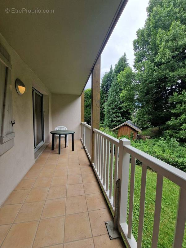 Terrasse avec vue nature - Appartement à VIELLE-AURE