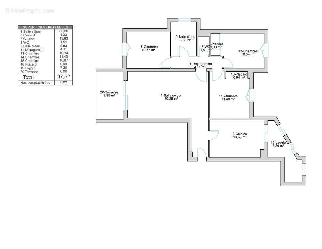 Appartement à SAN-MARTINO-DI-LOTA