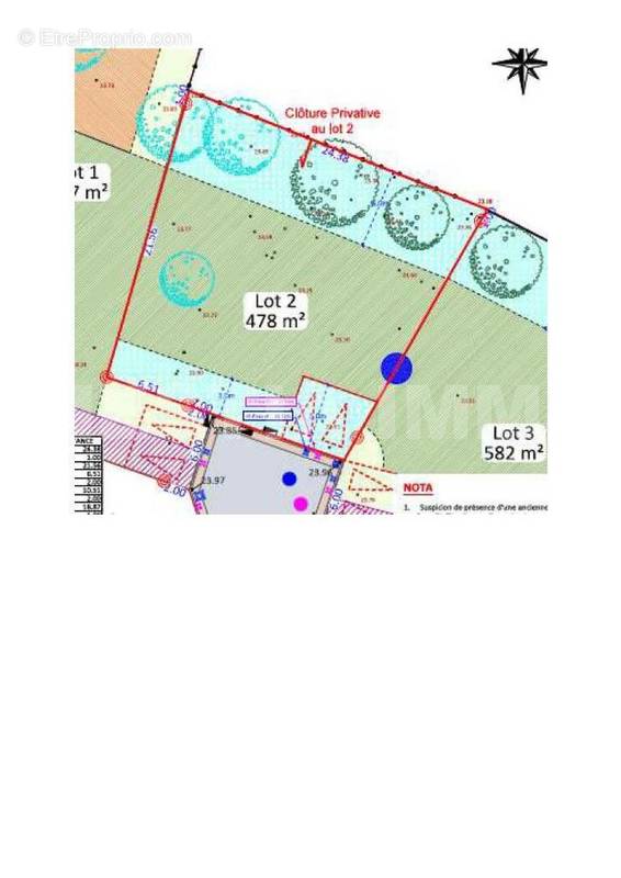 PLAN LOT 02 - Terrain à SUCE-SUR-ERDRE