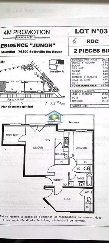 Appartement à SOTTEVILLE-LES-ROUEN