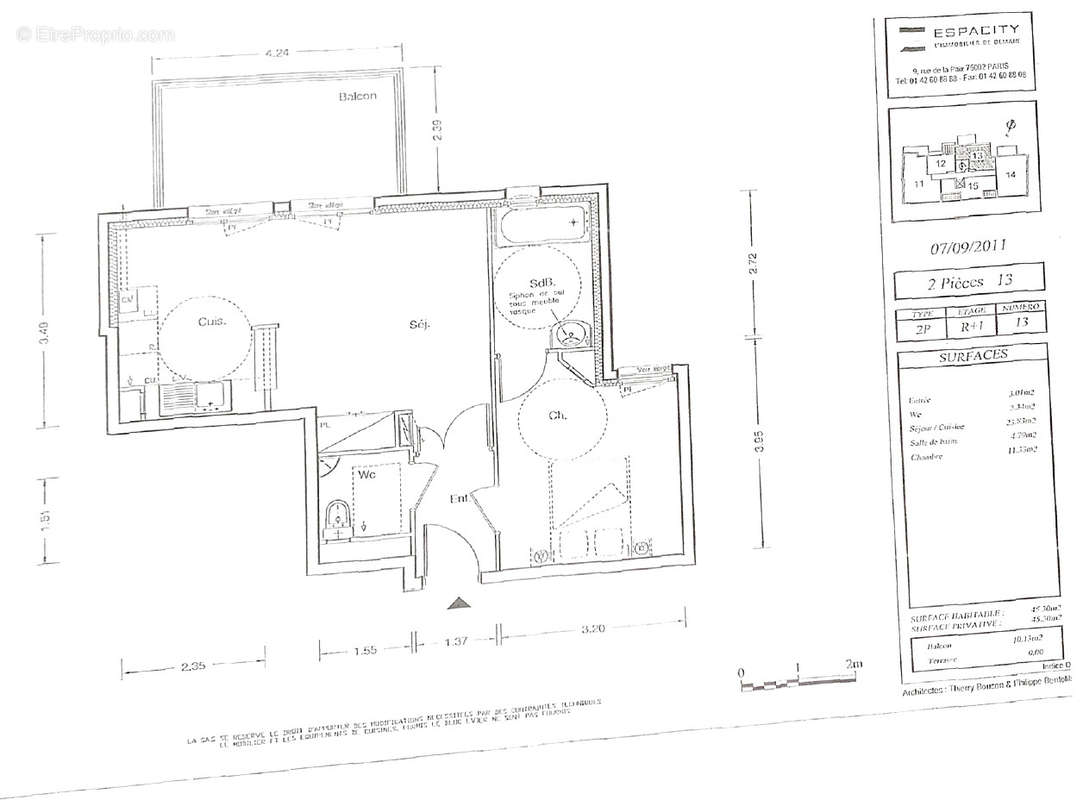 Appartement à CHATILLON