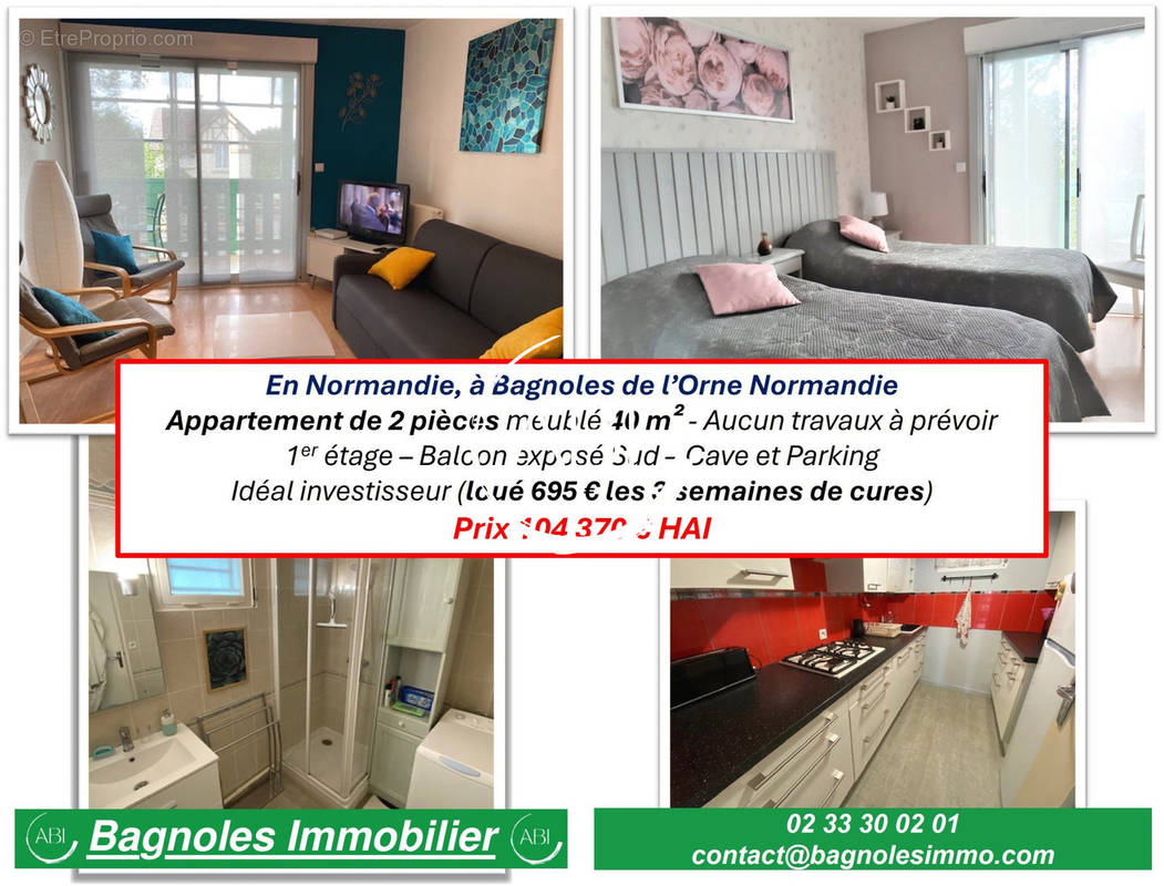 Appartement à BAGNOLES-DE-L&#039;ORNE