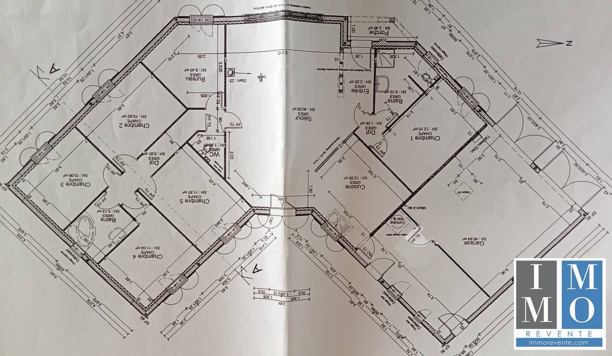 Plan maison  - Maison à VASSELAY