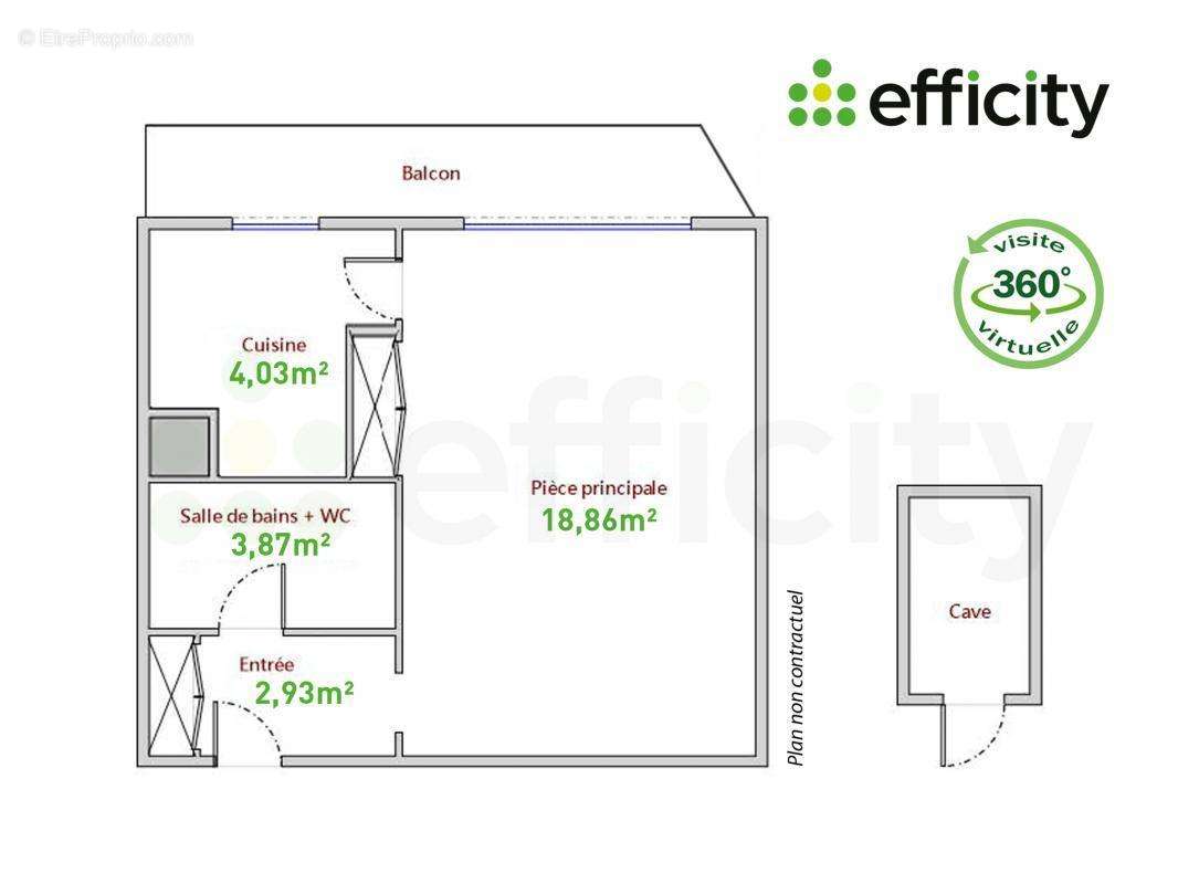 Appartement a louer puteaux - 1 pièce(s) - 30 m2 - Surfyn
