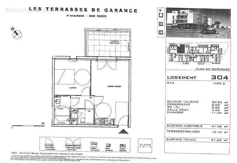 Appartement à BEZIERS