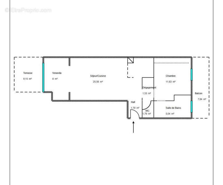 Appartement à LE CANNET