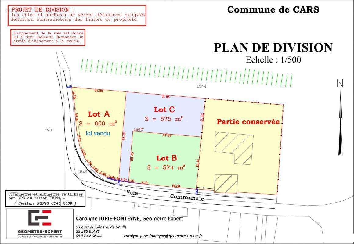 Terrain à CARS