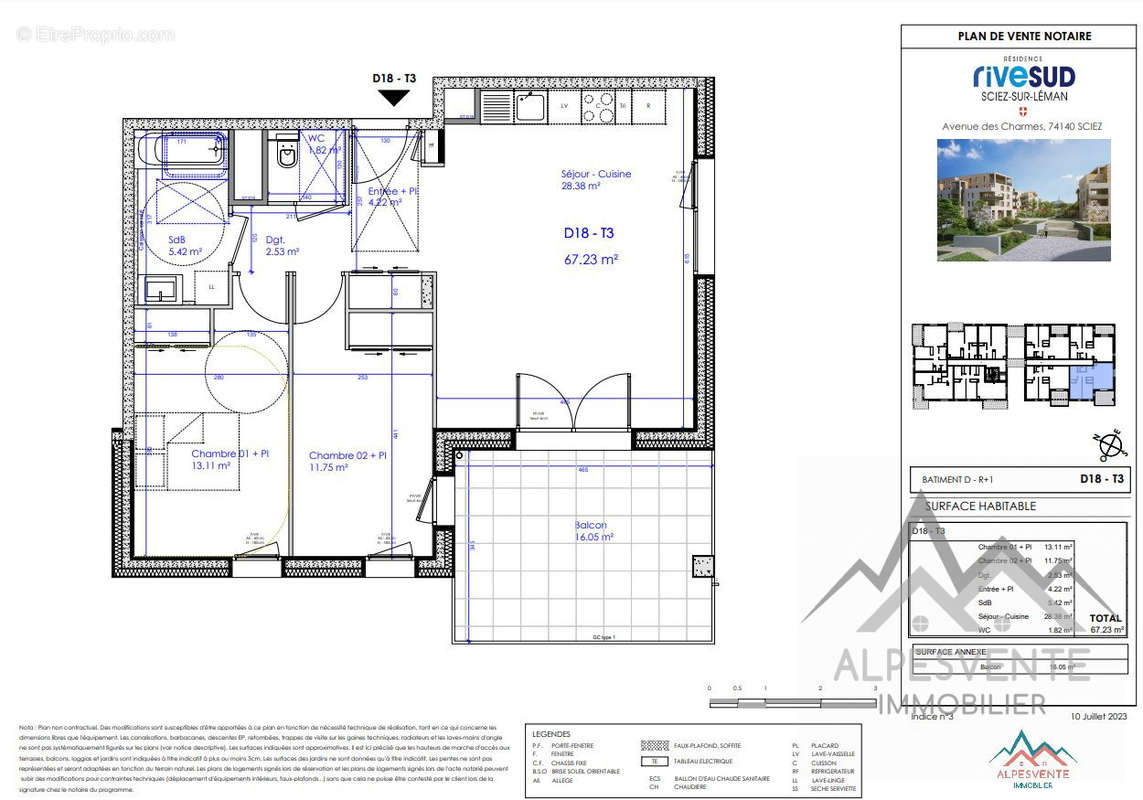 avendre-programme-neuf-rive-sud-sciez-alpesvente-sciez - Appartement à SCIEZ