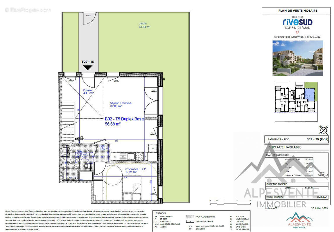 avendre-programme-neuf-rive-sud-sciez-alpesvente-sciez - Appartement à SCIEZ