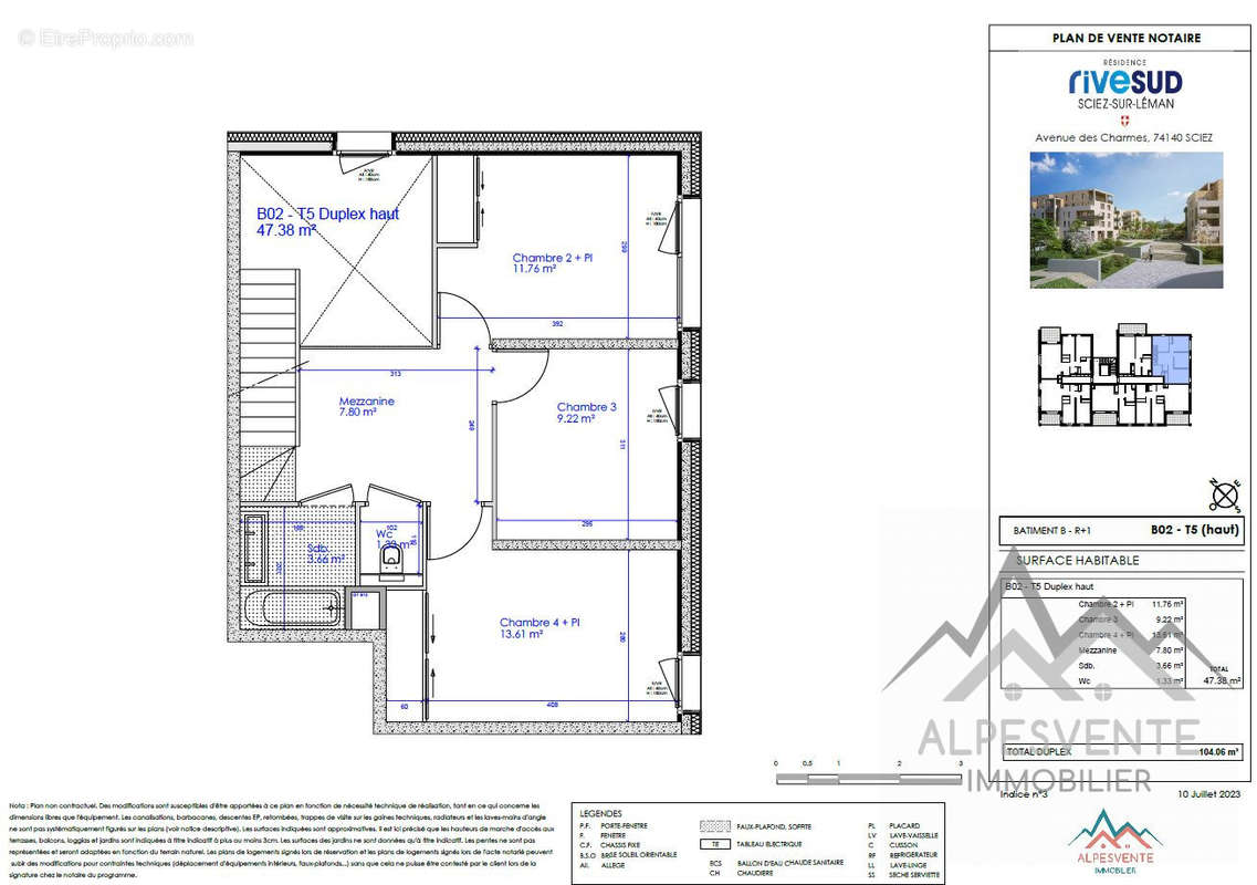 avendre-programme-neuf-rive-sud-sciez-alpesvente-sciez - Appartement à SCIEZ