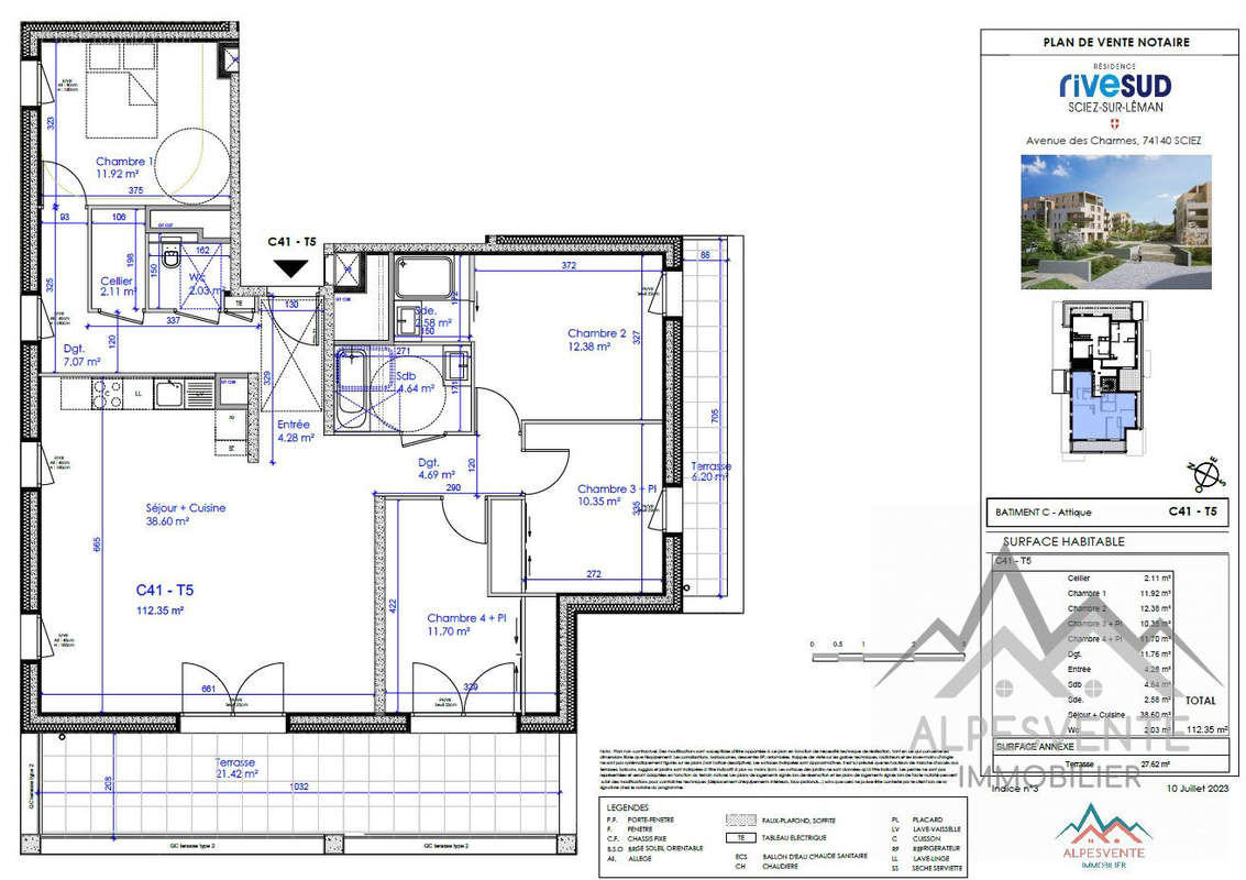 avendre-programme-neuf-rive-sud-sciez-alpesvente-sciez - Appartement à SCIEZ