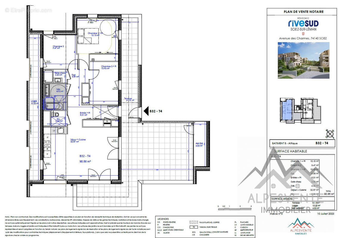 avendre-programme-neuf-rive-sud-sciez-alpesvente-sciez - Appartement à SCIEZ