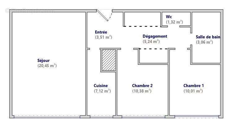 Appartement à PARIS-13E